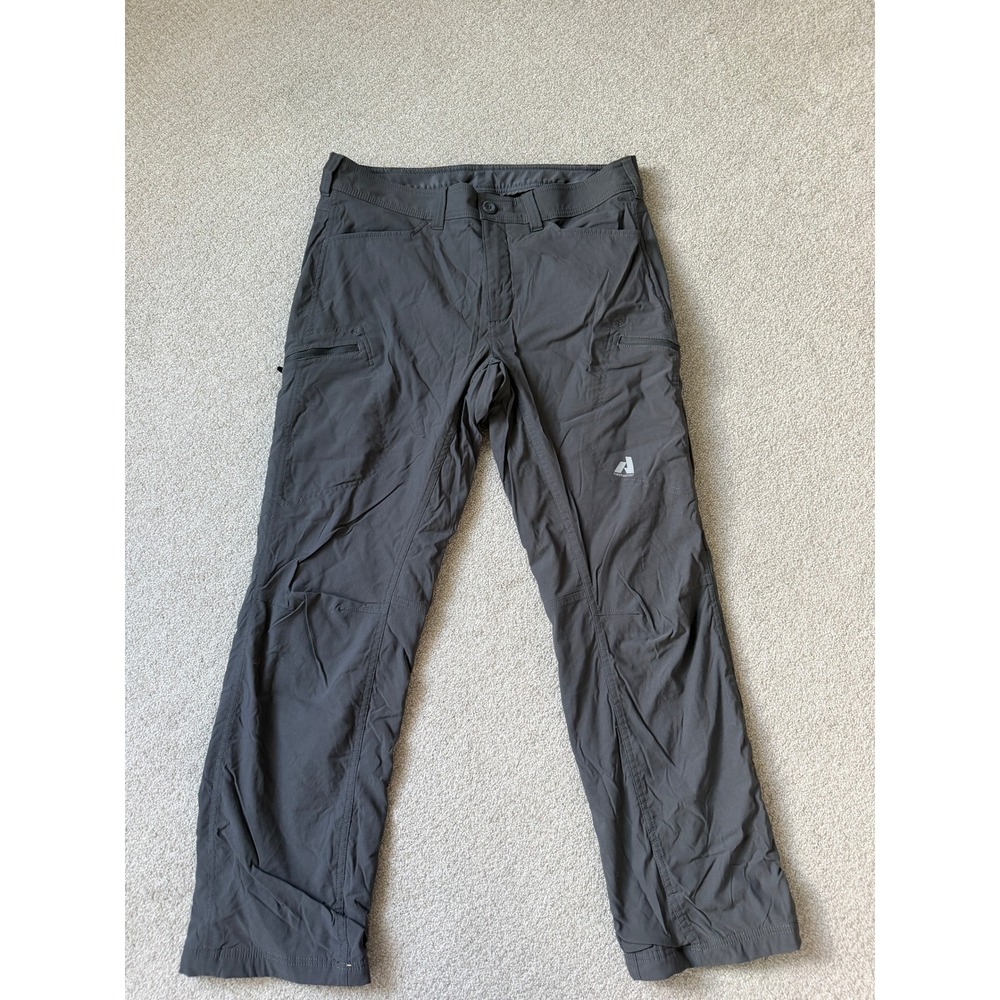 Eddie Bauer First Ascent Guide Pro Fleece Lined Pants Mens 36x32 Gray Hiking